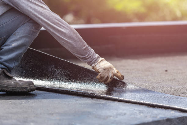 Professional Basement Waterproofing technician working in LaFayette, GA